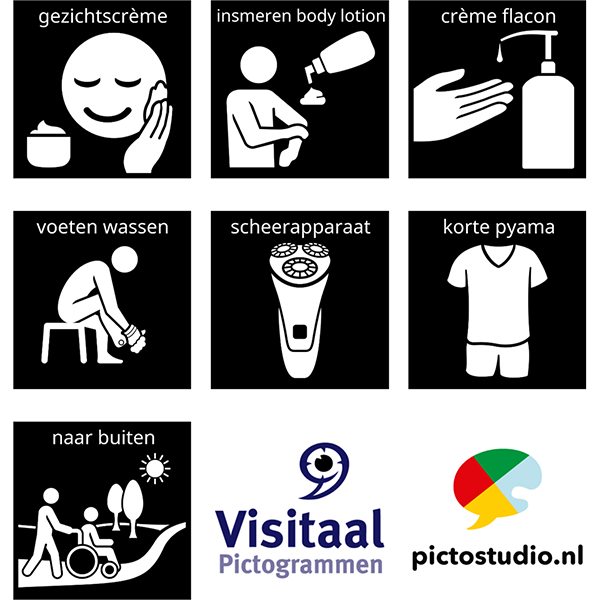 pictogrammen lichamelijke verzorging 