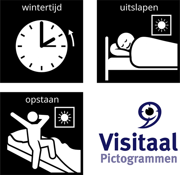 pictogram wintertijd